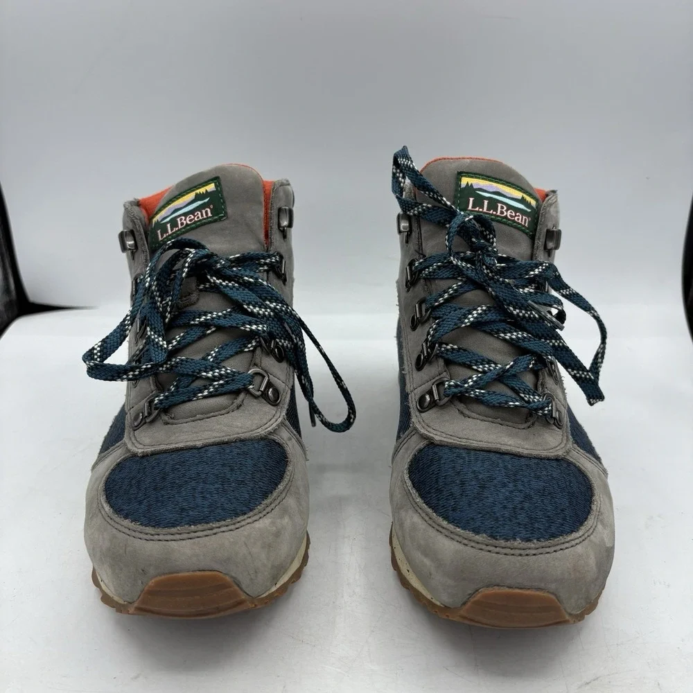 LL Bean Boots Mens Size 8 M TEK 2.5 Katahdin‎ Hiking Camp Gray Blue